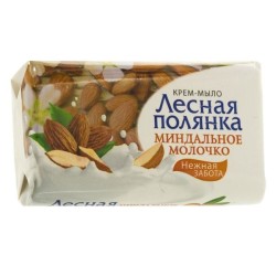 Крем-мыло Лесная полянка Миндальное молочко