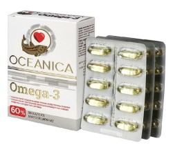 Океаника омега-3 60% 30 шт. капс. 1400 мг