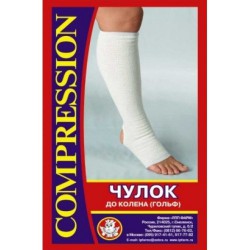 Чулок компрессионный кругловязанный
