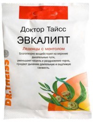 Леденцы Доктор Тайсс эвкалипт с ментолом 50 г