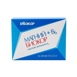 Магний + В6 60 шт. др. 0.55 г