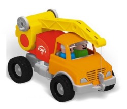 Игрушка детская Stellar Автокран с 2 человечками