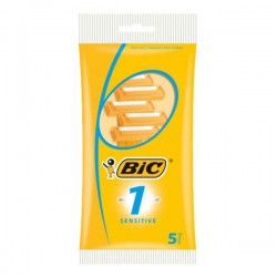 Станок для бритья, Bic (Бик) 5 шт 1 для чувствительной кожи
