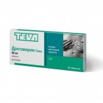 Дротаверин-Тева, таблетки 40 мг 20 шт