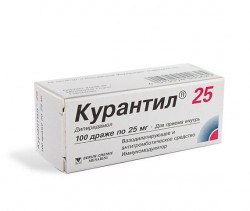 Курантил 25 табл. п/о 25 мг 100 шт.