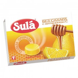 Леденцы 18 г Sula диабетические лимон и мед