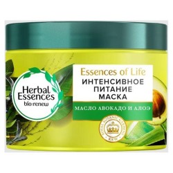 Маска для волос, Herbal Essences (Хербал Эссенсес) 450 мл Алоэ и авокадо интенсивное питание банка