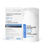 Крем-гель солнцезащитный, Кора 50 мл легкий SPF 15