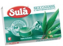 Леденцы 18 г Sula диабетические эвкалипт ментол
