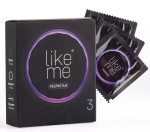 Презервативы, Like Me (Лайк Ми) 3 шт ребристые