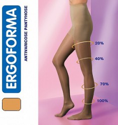 Колготки антиварикозные Ergoforma 2 класс компрессии 23-32 мм р. 3