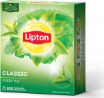 Чай, Lipton (Липтон) 1.4 г 100 шт Грин классик зеленый пакетики