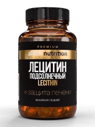 Лецитин aTech Nutrition Премиум подсолнечный 60 шт. капс. 700 мг
