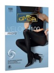 Колготки, Omsa (Омса) р. 2 (S) Velour micro 100 100 den Велюр микро nero черный