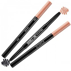 Карандаш для глаз Divage Дабл Лайн для глаз и губ двусторонний автоматический 04