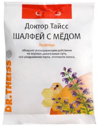 Леденцы Доктор Тайсс шалфей с медом 50 г