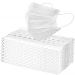Маска медицинская одноразовая Стандарт 3-х слойная на резинках 50 шт.
