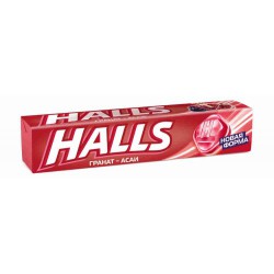 Леденцы 25 г Halls гранат асаи