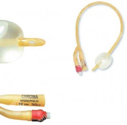 Катетер Фолея двухходовой р. ch 18 1 шт. 10 мл