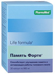 Лайф формула память-форте 30 шт. капс. 860 мг